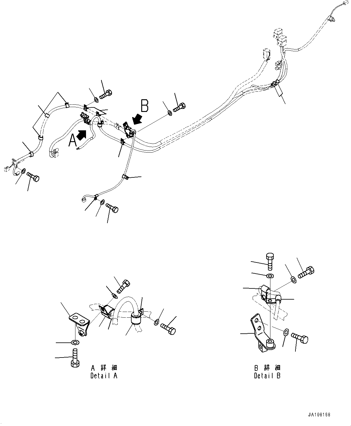 Komatsu parts book diagram for D65PX-16 S/N 80001-UP: ґЪёДШЇё ЬІФШЭёЮК ?ИЅ, МЮЧ№ЇД (ЋY”PЋD—L —P)(#83588-)