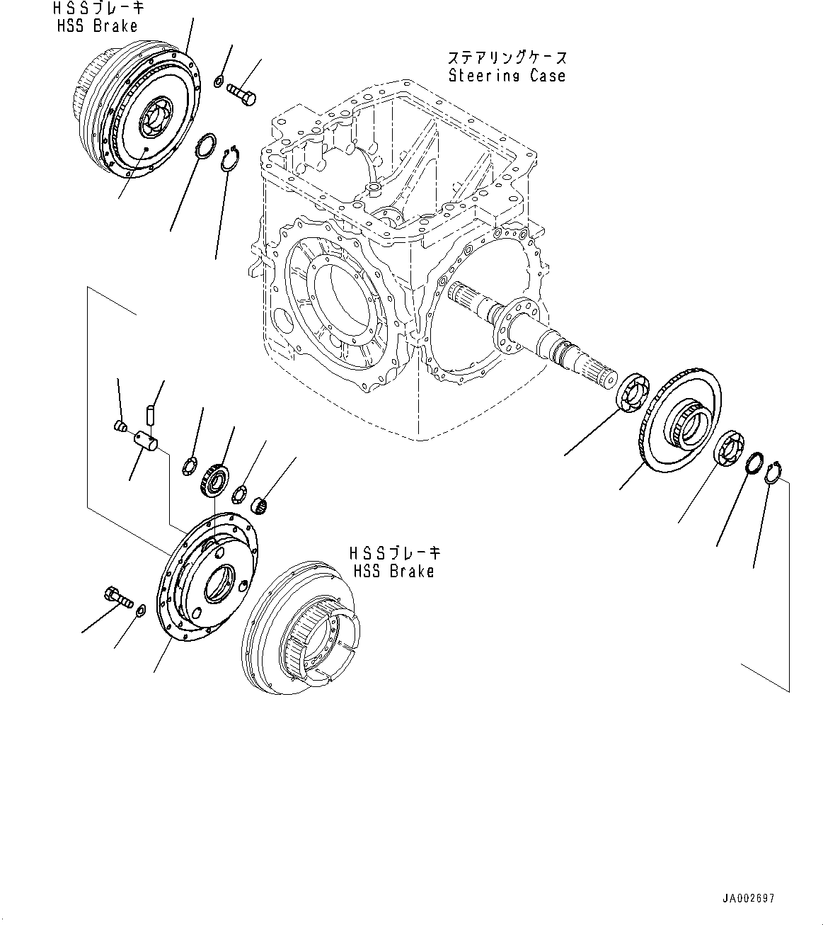 Komatsu parts book diagram for D65PX-16 S/N 80001-UP: КЯЬ ? ДЪІЭ,  ? ?Ш ?(#80001-)