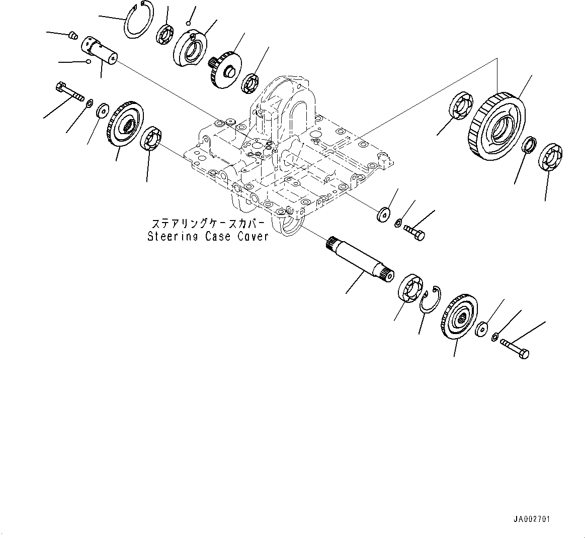 Komatsu parts book diagram for D65PX-16 S/N 80001-UP: КЯЬ ? ДЪІЭ, H.S.S.  ?ЮФ ?(#80001-)