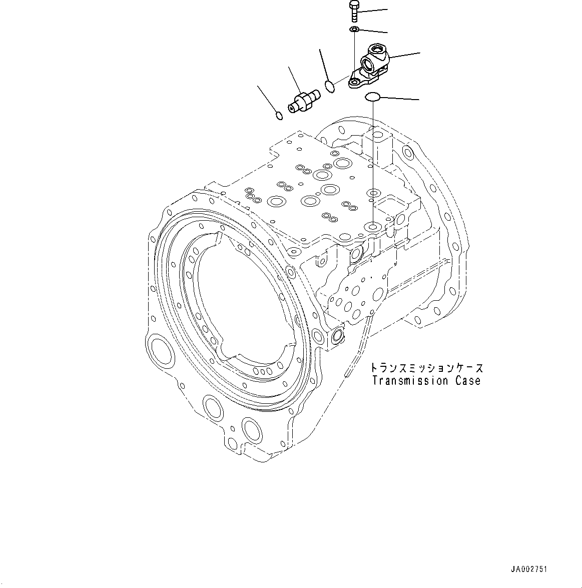 Komatsu parts book diagram for D65PX-16 S/N 80001-UP: КЯЬ ? ДЪІЭ, МЮЫЇё(#80001-)