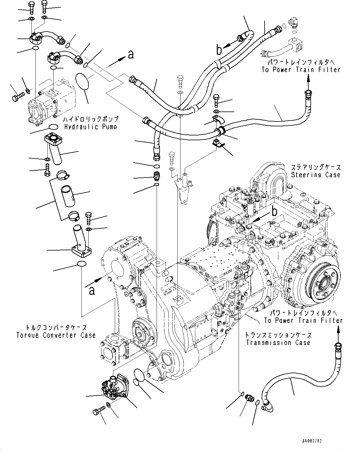 Komatsu parts book diagram for D65PX-16 S/N 80001-UP: КЯЬ ? ДЪІЭ, КЯЬ ? ДЪІЭ  ?Ч –ы€іОЯЭМЯ”ZЉЗ (1/2)(#80001-)