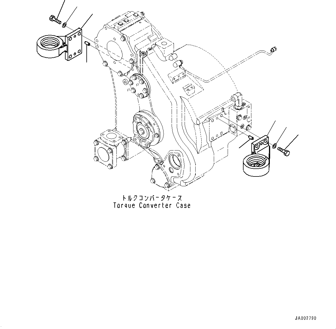 Komatsu parts book diagram for D65PX-16 S/N 80001-UP: КЯЬ ? ДЪІЭ, Ћж•T‚Ї (2/2)(#80001-)