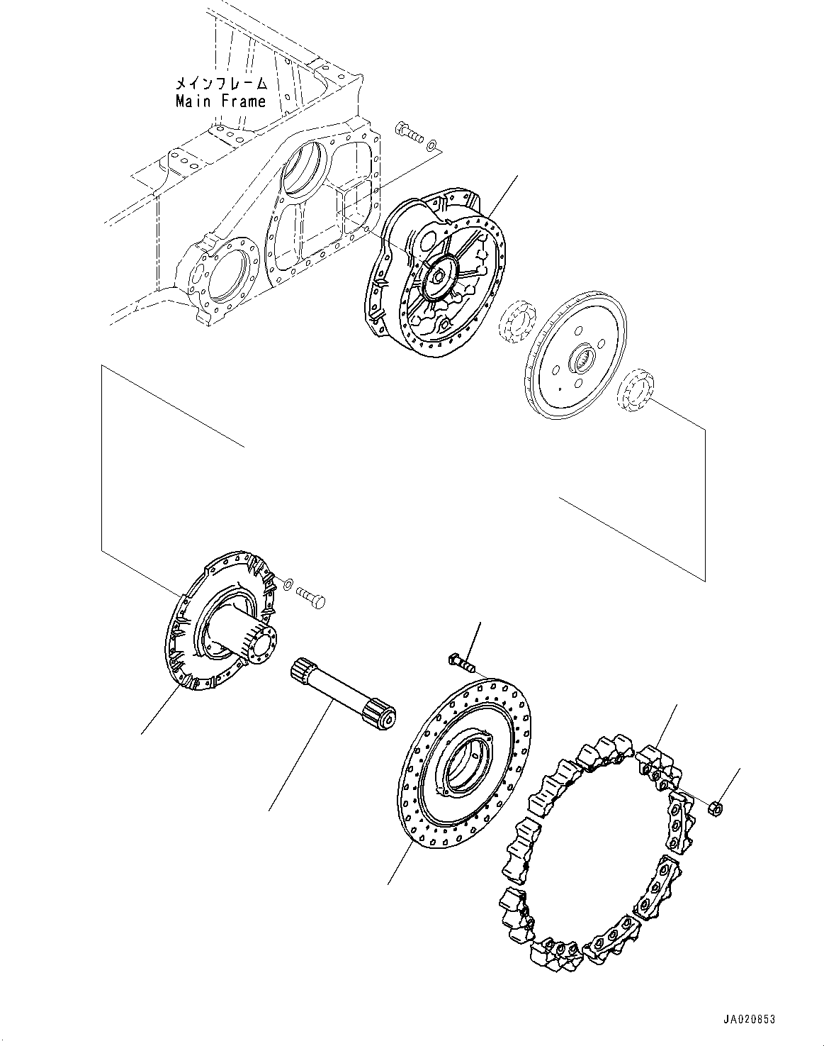 Komatsu parts book diagram for D65PX-16 S/N 80001-UP: М ?ІЕЩ ДЮЧІМЮ, ЅМЯЫ№ЇД КМЮ Ќ ?(#80001-)