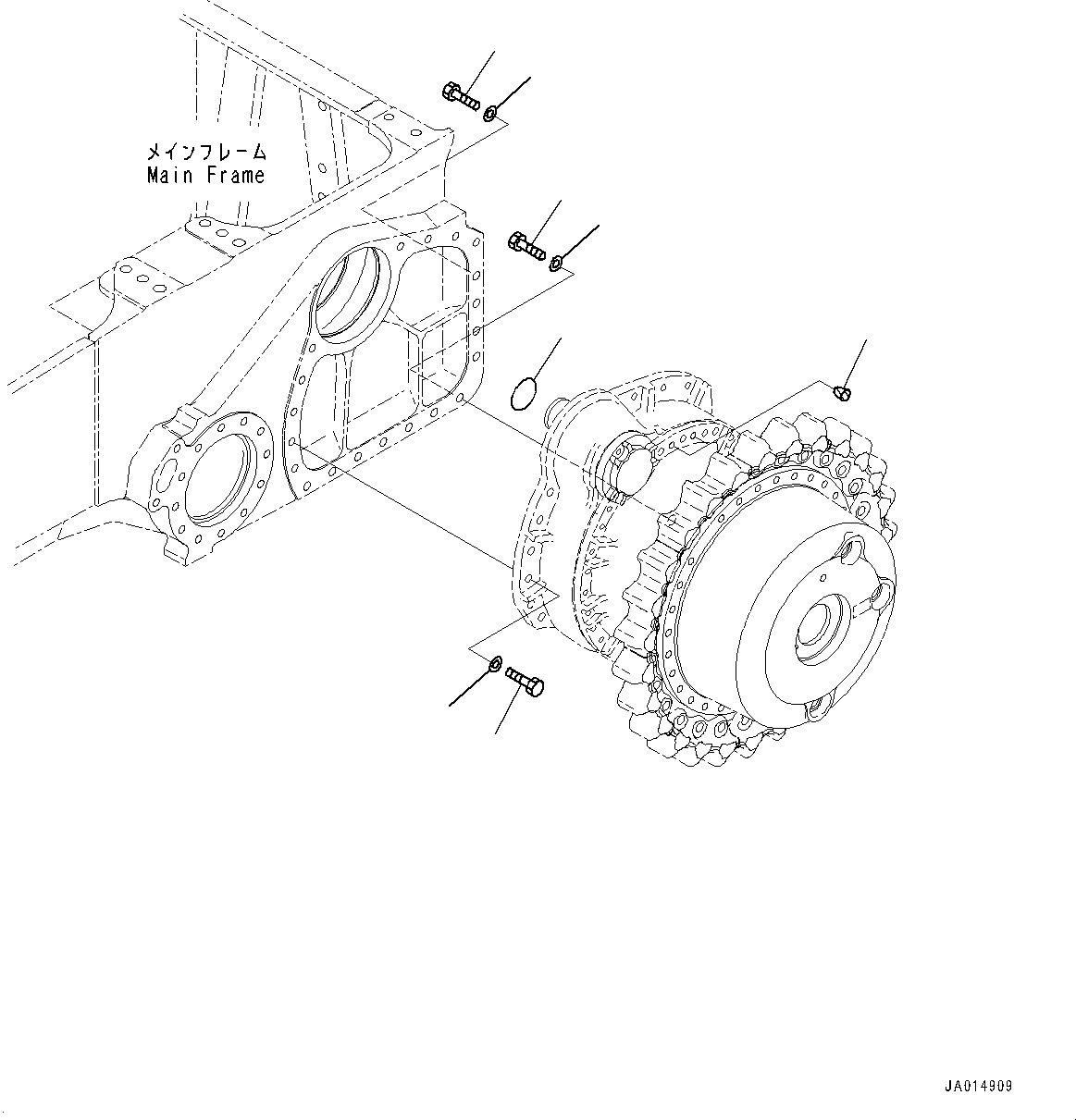 Komatsu parts book diagram for D65PX-16 S/N 80001-UP: М ?ІЕЩ ДЮЧІМЮ, Ћж•T‚Ї(#80001-)