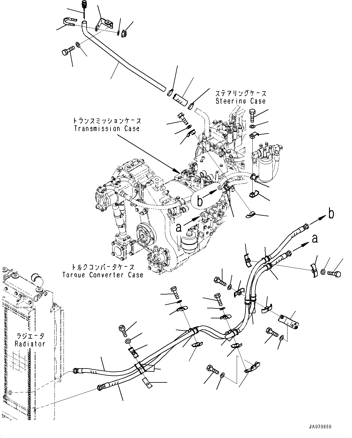 Komatsu parts book diagram for D65PX-16 S/N 80001-UP: КЯЬ ? ДЪІЭ ”ZЉЗ, МЁЧ Б ? ?МЮ(#80001-)