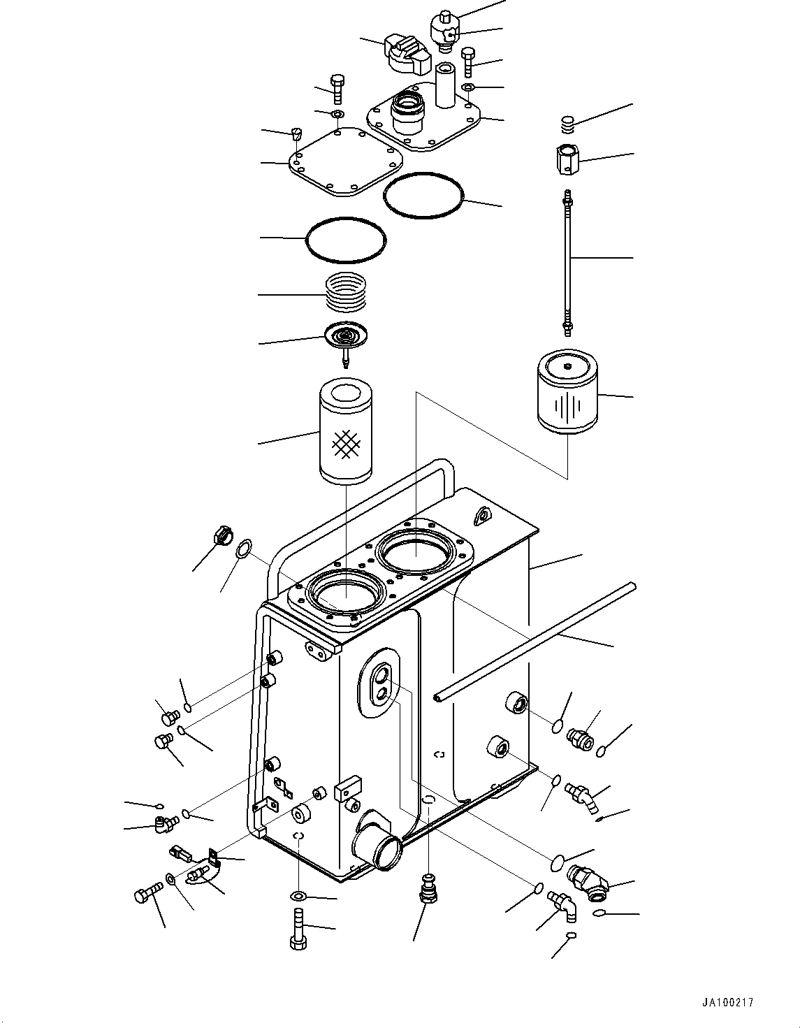 Komatsu parts book diagram for D65PX-16 S/N 80001-UP: Ќм“ ?–ыАЭё, (ЋY”PЋD—L —P)(#82434-)