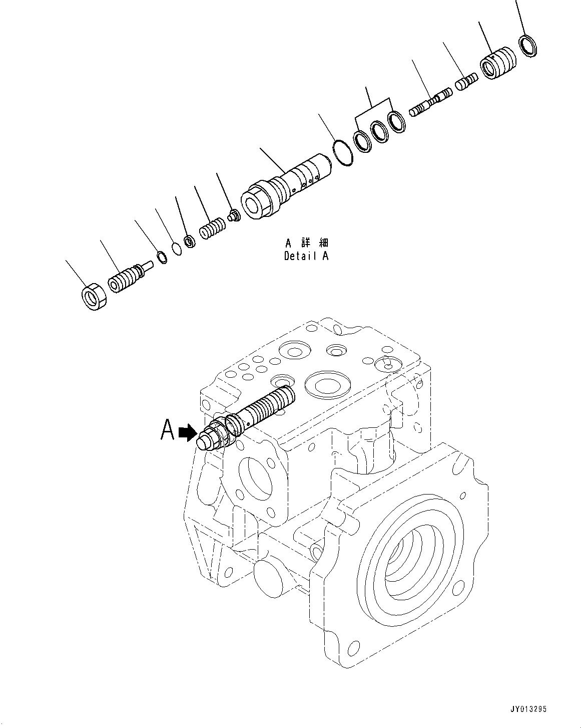 Komatsu parts book diagram for D65PX-16 S/N 80001-UP: –ы€іОЯЭМЯҐУ ?А, HSS ОЯЭМЯ (6/7)(#80001-)