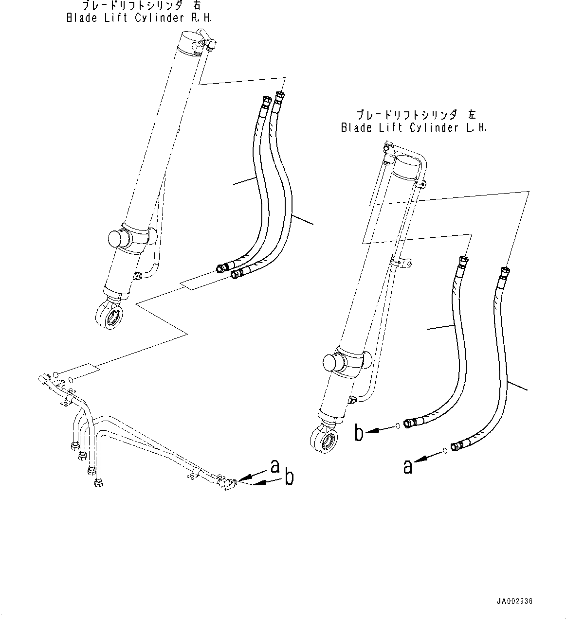 Komatsu parts book diagram for D65PX-16 S/N 80001-UP: ДЮ ? ?Ю МЮЪ ?ДЮ ШМД ”ZЉЗ, ШМД јШЭАЮ ”ZЉЗ(#80001-)