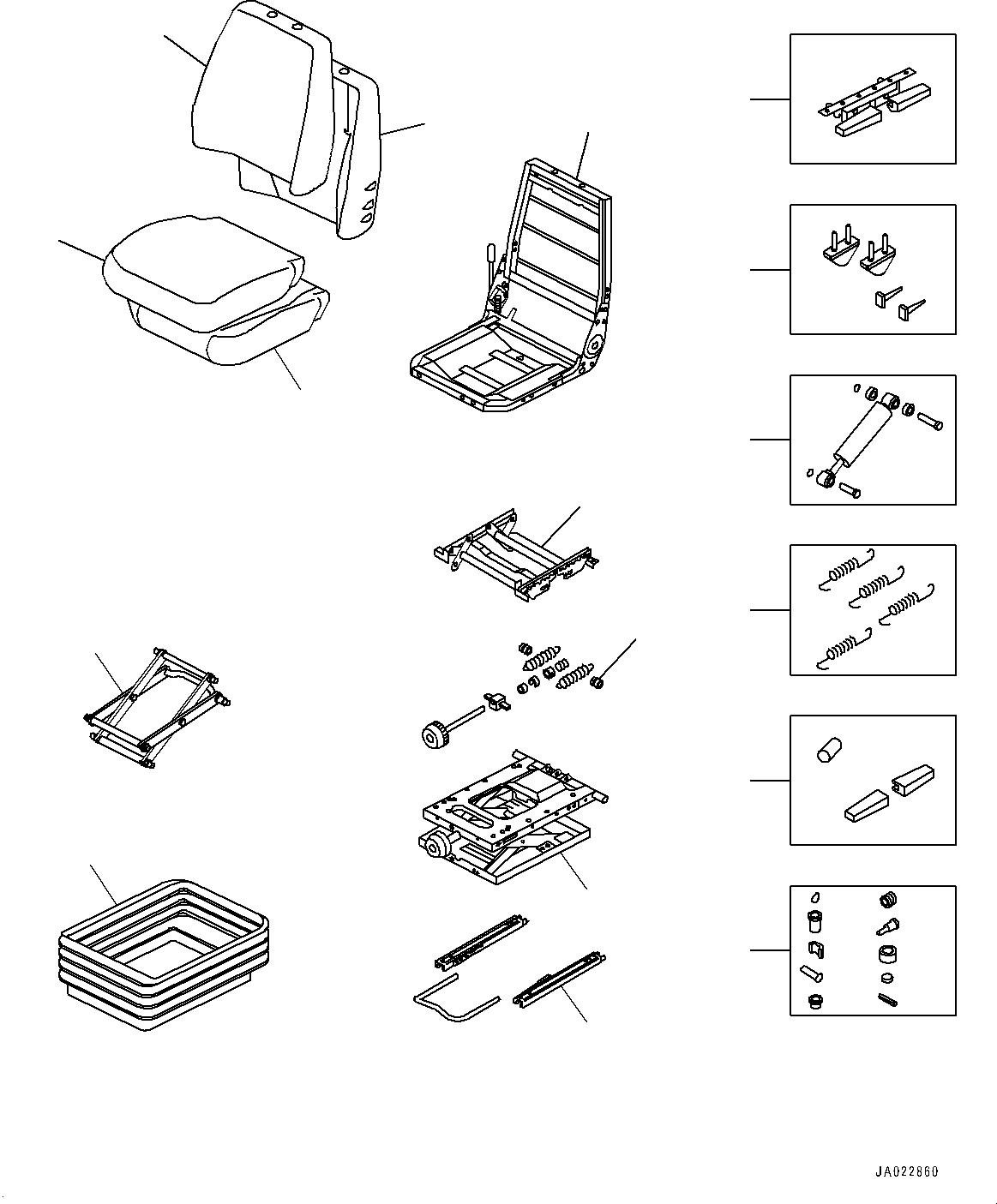 Komatsu parts book diagram for D65PX-16 S/N 80001-UP: ?НЯЪ ?А ј ?Д, Ќ\ђ ?•”•I ( ?ЅНЯЭј ?Э АІМЯ, •Zђ ?, ШёЧІЖЭёЮ)(#80001-)