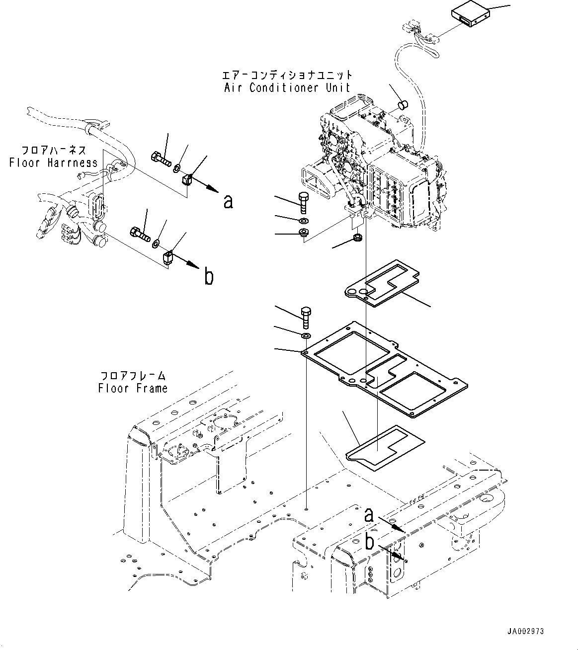 Komatsu parts book diagram for D65PX-16 S/N 80001-UP: ROPS  ? ?МЮ, ґ ?єЭ ХЖЇД Ћж•T‚Ї(#80001-)