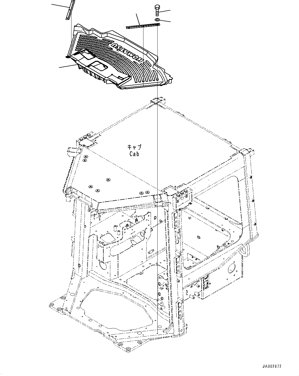 Komatsu parts book diagram for D65PX-16 S/N 80001-UP: МЫ ? ПЇД, (#80001-)