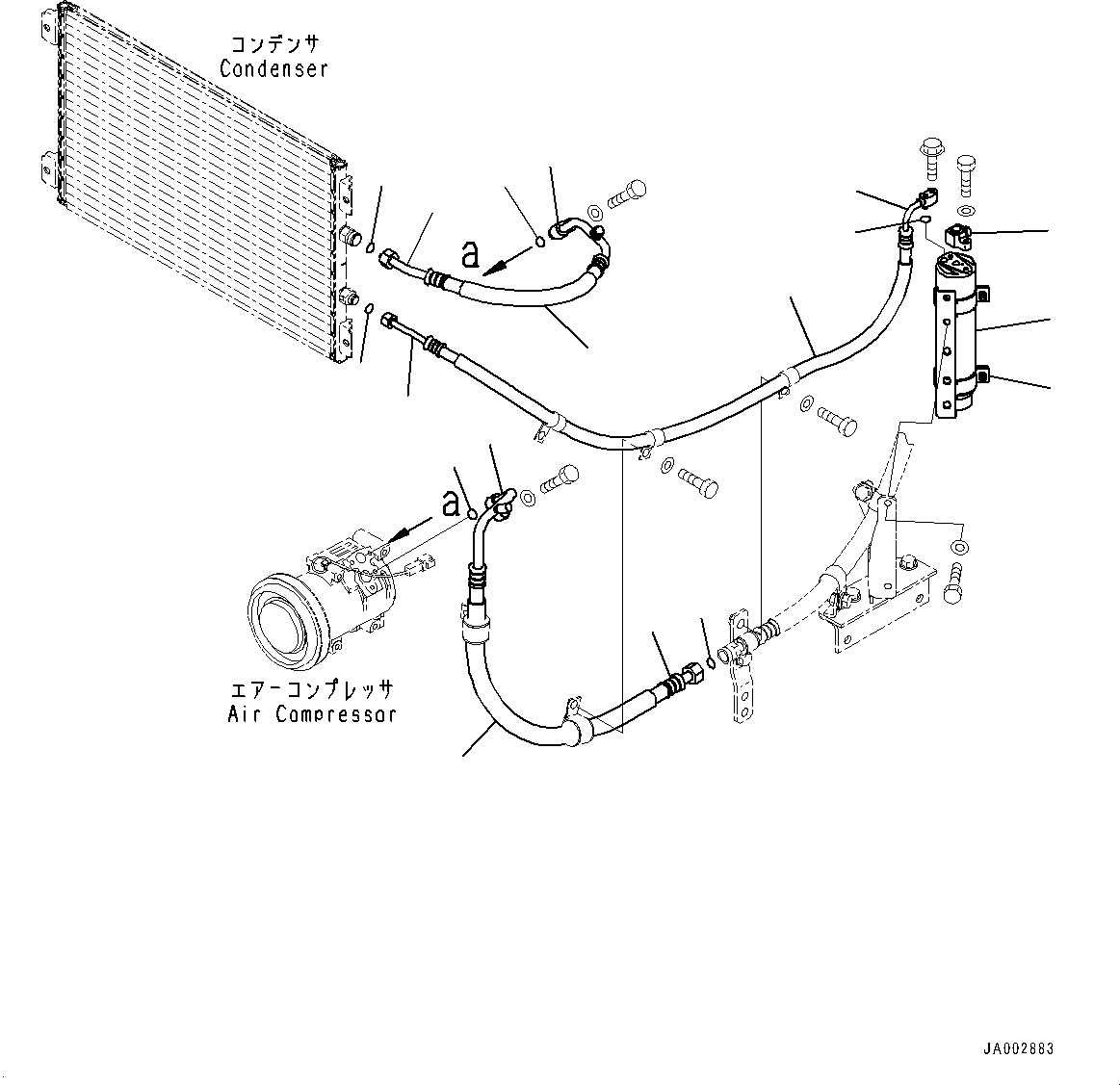Komatsu parts book diagram for D65PX-16 S/N 80001-UP: ґ ?єЭ ХЖЇД, ”ZЉЗ(#80001-83587)