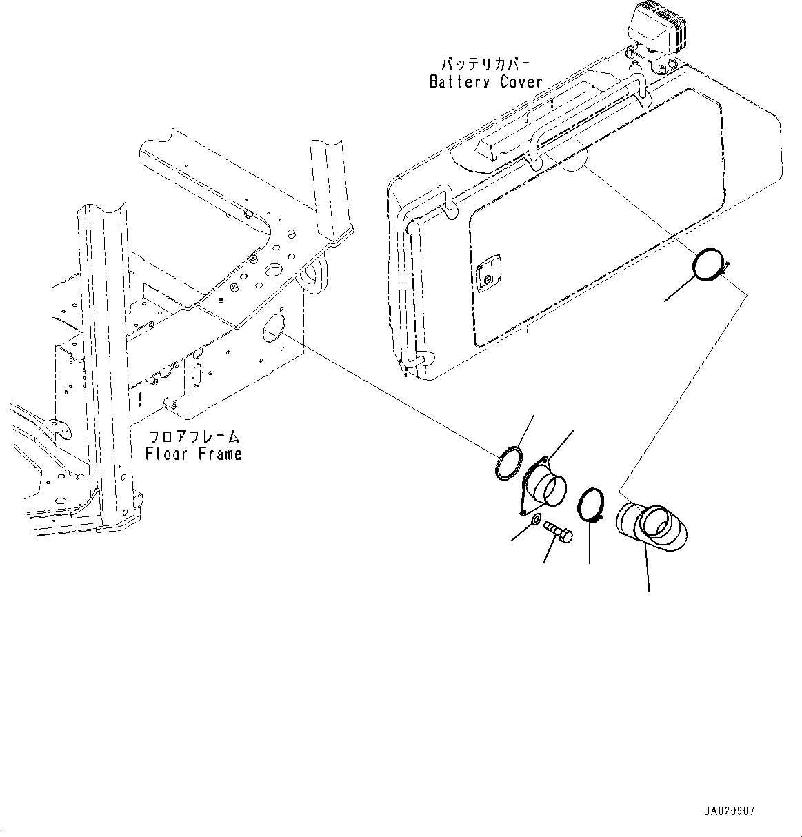 Komatsu parts book diagram for D65PX-16 S/N 80001-UP: ґ ?єЭ ХЖЇД, АЮёД(#80001-)