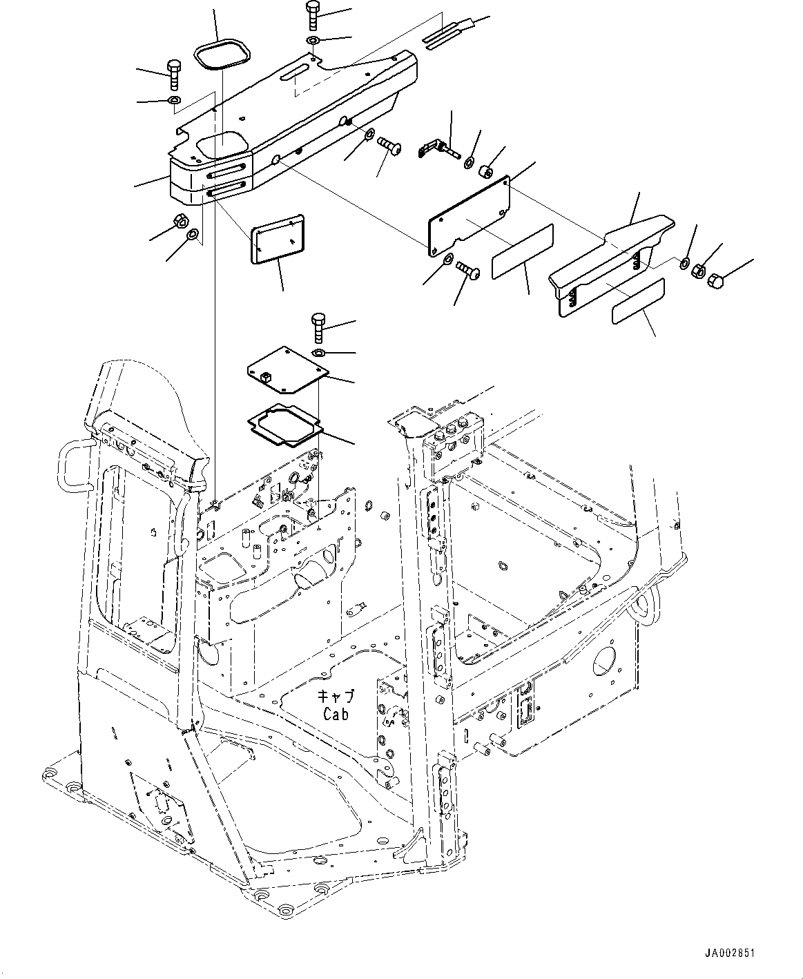 Komatsu parts book diagram for D65PX-16 S/N 80001-UP: ДЮ ? ?Ю єЭДЫ ?Щ,  ? ?СЪЅД(#80001-)