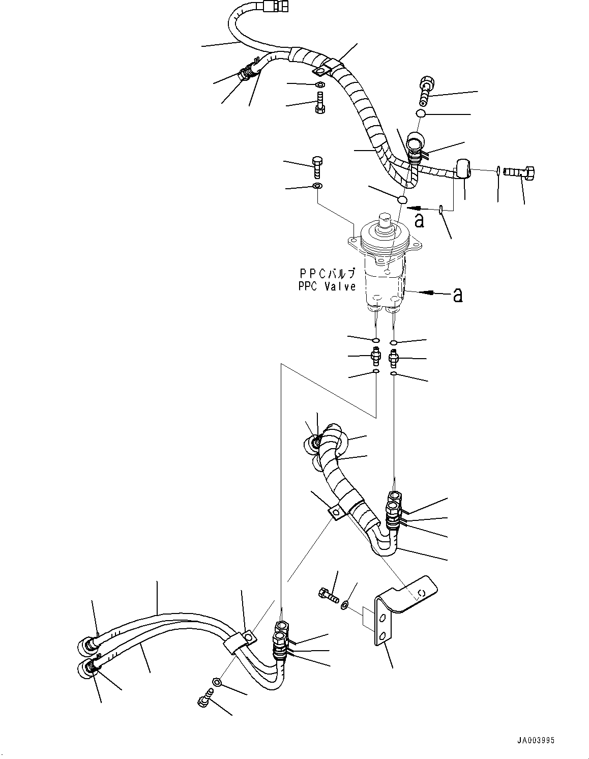 Komatsu parts book diagram for D65PX-16 S/N 80001-UP: ДЮ ? ?Ю єЭДЫ ?Щ, ”ZЉЗ (1/2) (Њг•ы 1  ?АЇБТЭД ”_ЌK—P, ЅДЪ ?Д БЩД ДЮ ? ?Ю •T)(#80001-)