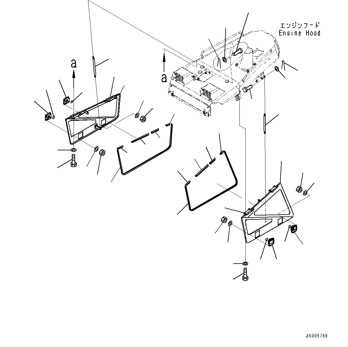 Komatsu parts book diagram for D65PX-16 S/N 80001-UP: МЫЭД  ?Ю ?ДЮ ёЮЩ ?МЯ, М ?ДЮ  ?ІДЮ  ?КЮ ?(#80001-)