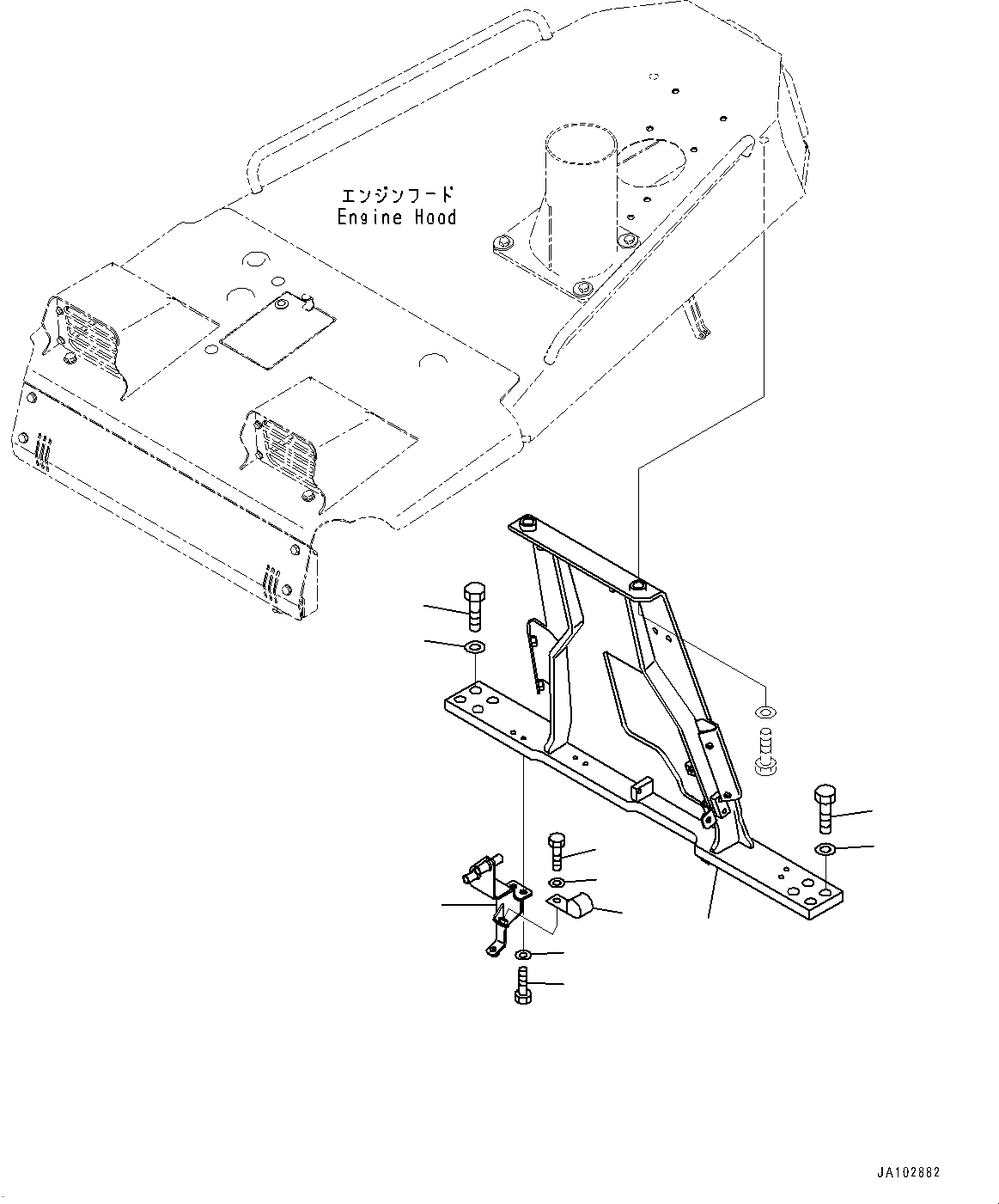 Komatsu parts book diagram for D65PX-16 S/N 80001-UP: МЫЭД  ?Ю ?ДЮ ёЮЩ ?МЯ, М ?ДЮ  ?ОЯ ?Д, Њг•ы (ЋY”PЋD—L —P)(#80001-)