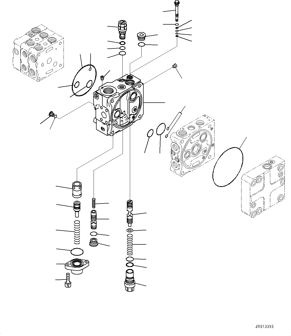 Komatsu parts book diagram for D65PX-16 S/N 80001-UP: МЄЭАЮ ёЮЩ ?МЯ, єЭДЫ ?Щ КЮЩМЮ, 3 КЮЩМЮ (6/10)(#80001-)
