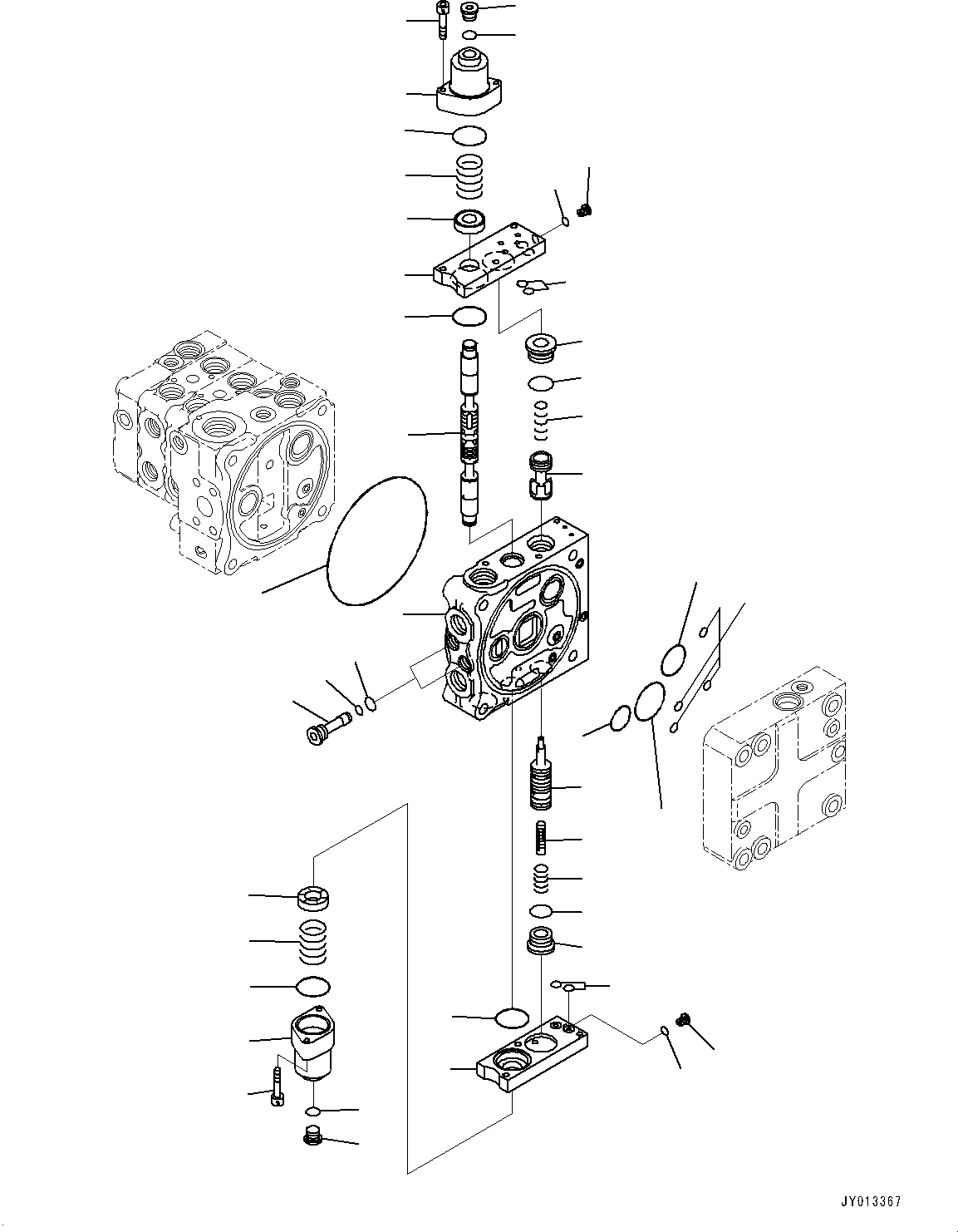 Komatsu parts book diagram for D65PX-16 S/N 80001-UP: МЄЭАЮ ёЮЩ ?МЯ, єЭДЫ ?Щ КЮЩМЮ, 3 КЮЩМЮ (8/10)(#80001-)