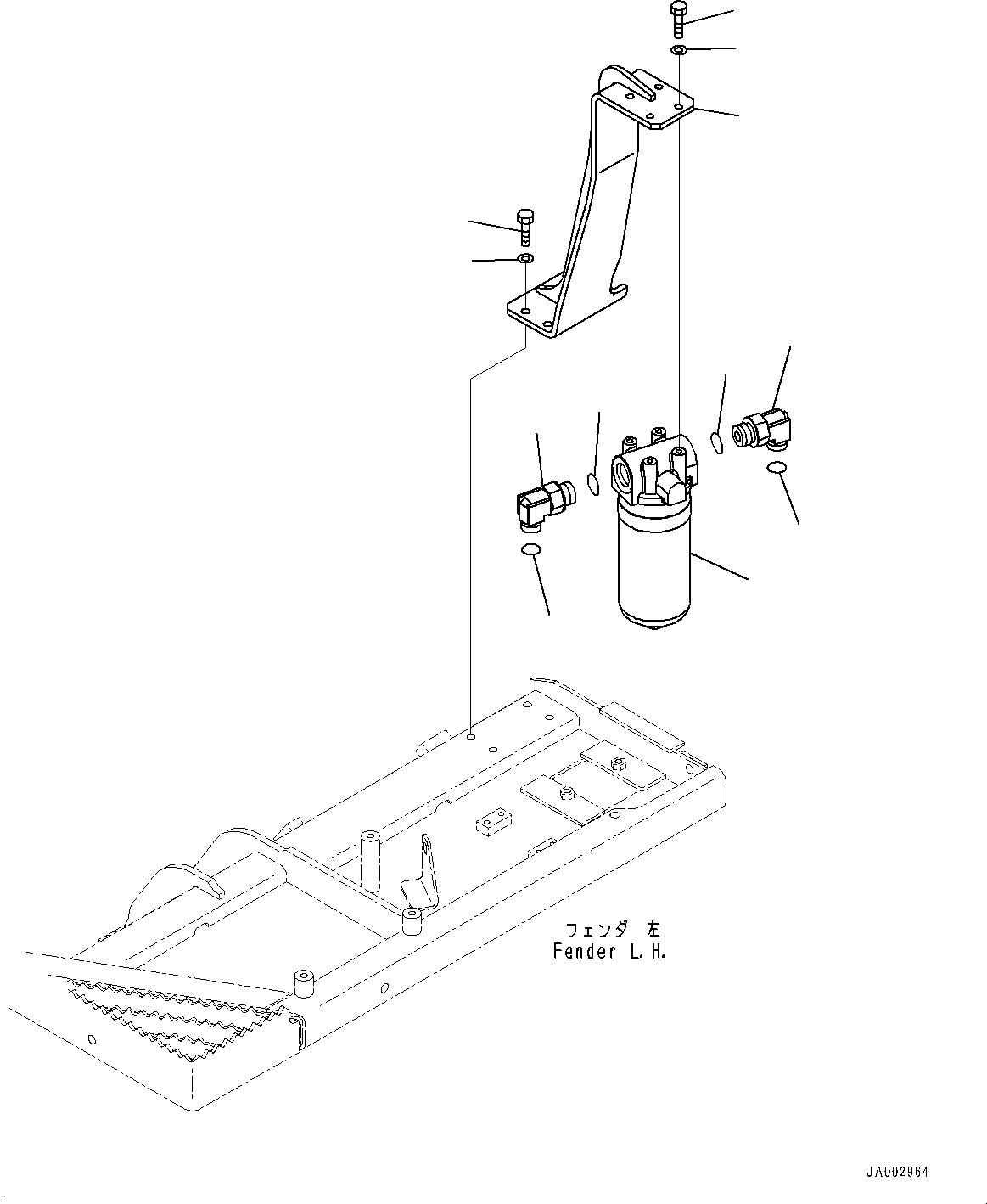 Komatsu parts book diagram for D65PX-16 S/N 80001-UP: МЄЭАЮ ёЮЩ ?МЯ, КЯЬ ? ДЪІЭ МЁЩА(#80001-)