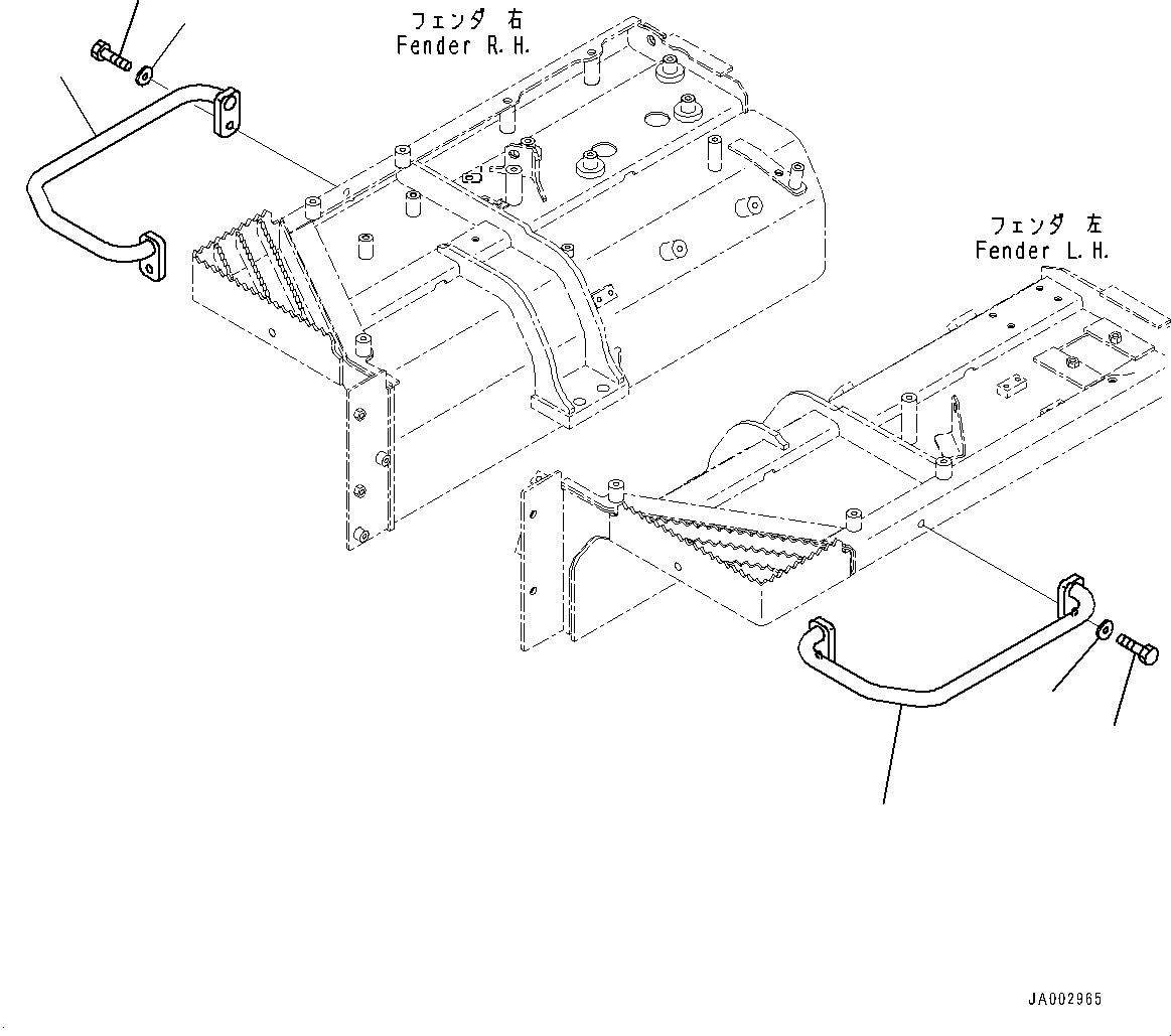 Komatsu parts book diagram for D65PX-16 S/N 80001-UP: МЄЭАЮ ёЮЩ ?МЯ, КЭДЮЪ ?Щ(#80001-)