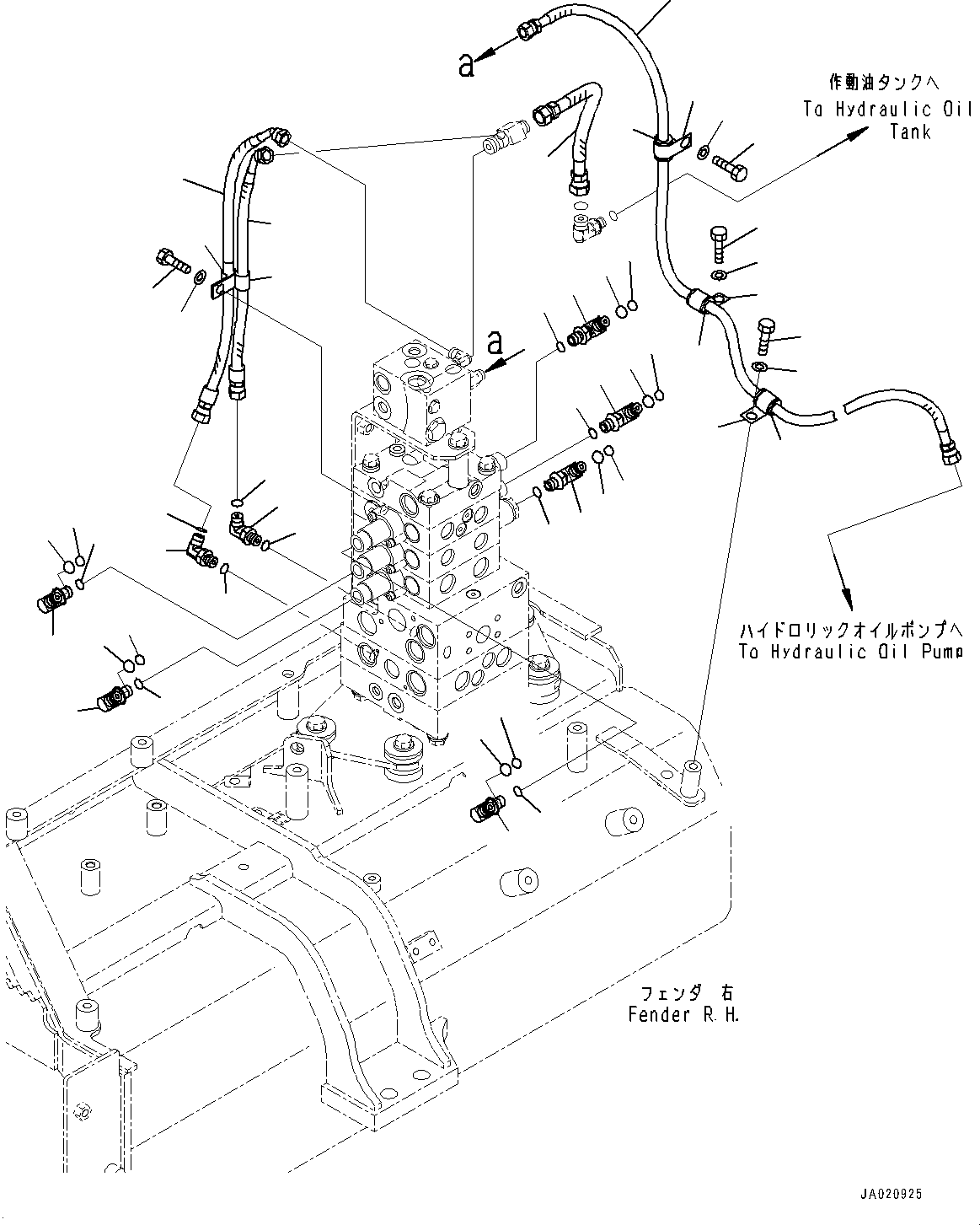 Komatsu parts book diagram for D65PX-16 S/N 80001-UP: МЄЭАЮ ёЮЩ ?МЯ, єЭДЫ ?Щ КЮЩМЮ ЅГ ?ШЭёЮ ”ZЉЗ (Њг•ы 1  ?АЇБТЭД •T)(#80001-)