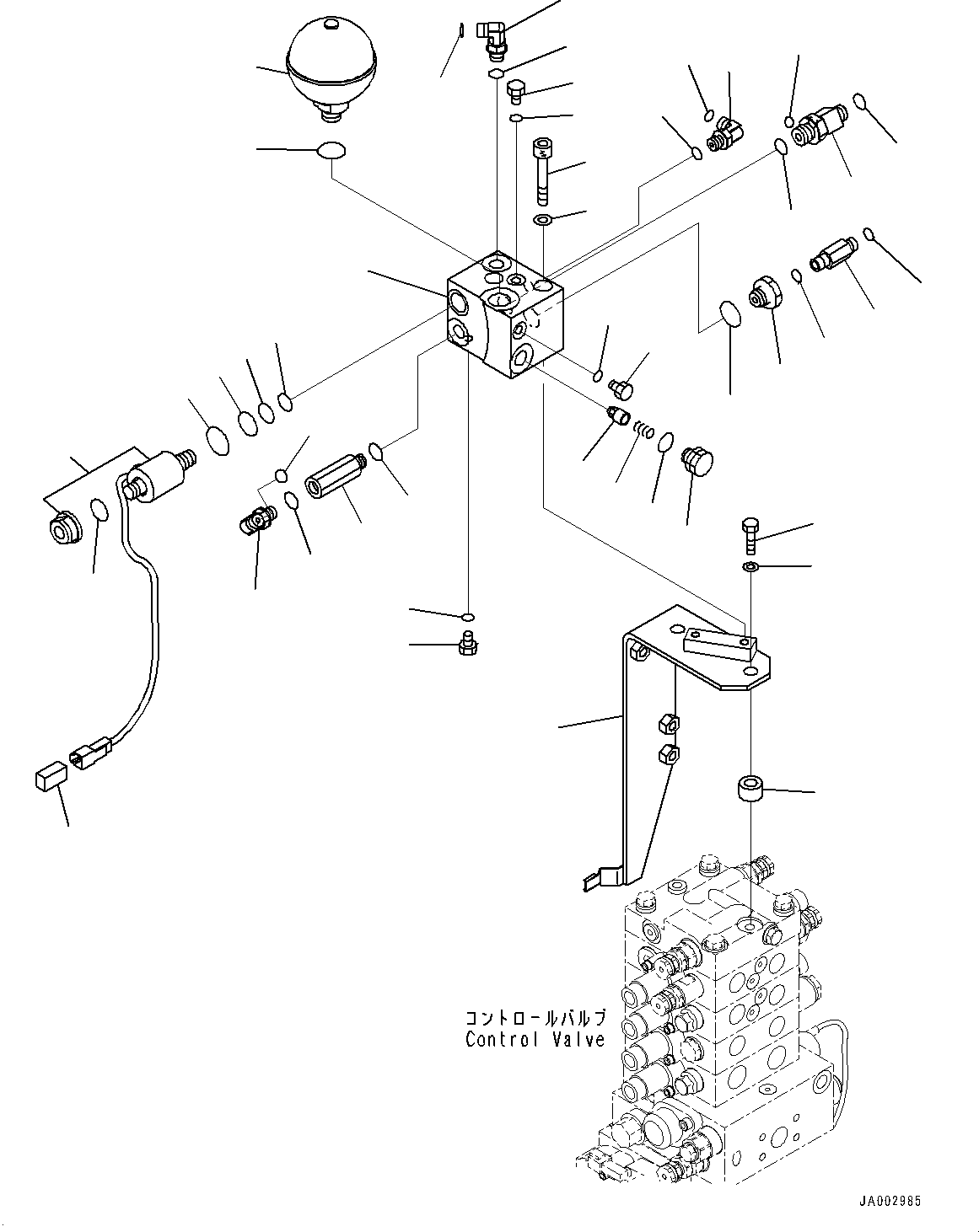 Komatsu parts book diagram for D65PX-16 S/N 80001-UP: МЄЭАЮ ёЮЩ ?МЯ,  ? ? ?СЪ ?А•T PPC ЫЇё їЪЙІДЮ КЮЩМЮ (КЯЬ ?  ?ЭёЮЩ КЯЬ ? БЩД ДЮ ? ?Ю, ІЭ ?ІДЮ МЪ ?С •T)(#80001-)