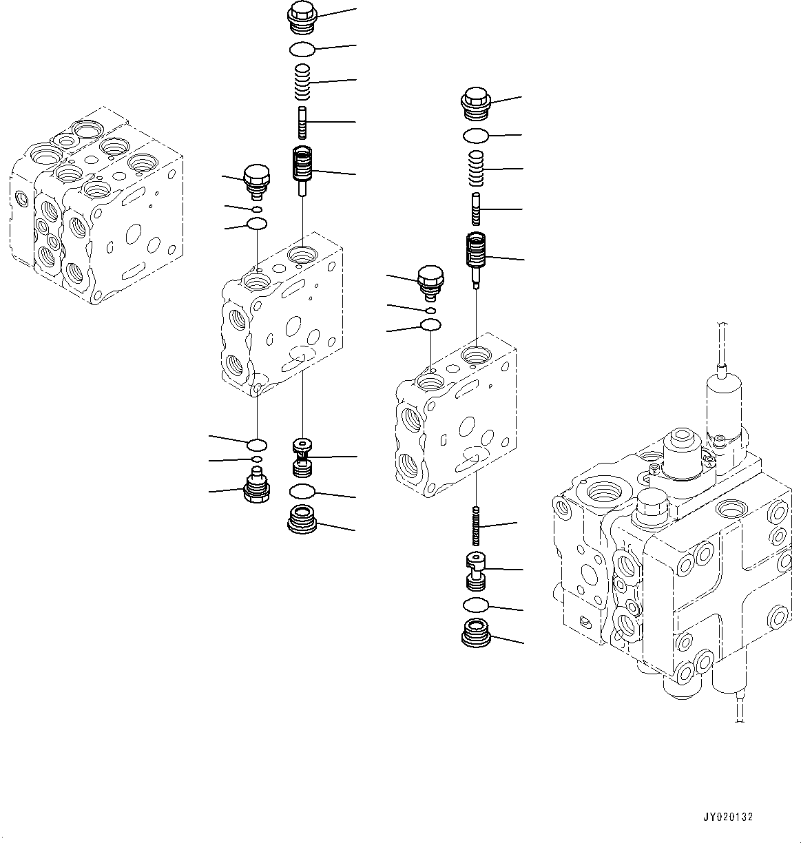 Komatsu parts book diagram for D65PX-16 S/N 80001-UP: МЄЭАЮ ёЮЩ ?МЯ, єЭДЫ ?Щ КЮЩМЮ, 5 КЮЩМЮ (3/12) (КЯЬ ? БЩД ЛЯЇБ ДЮ ? ?Ю •T)(#80001-)