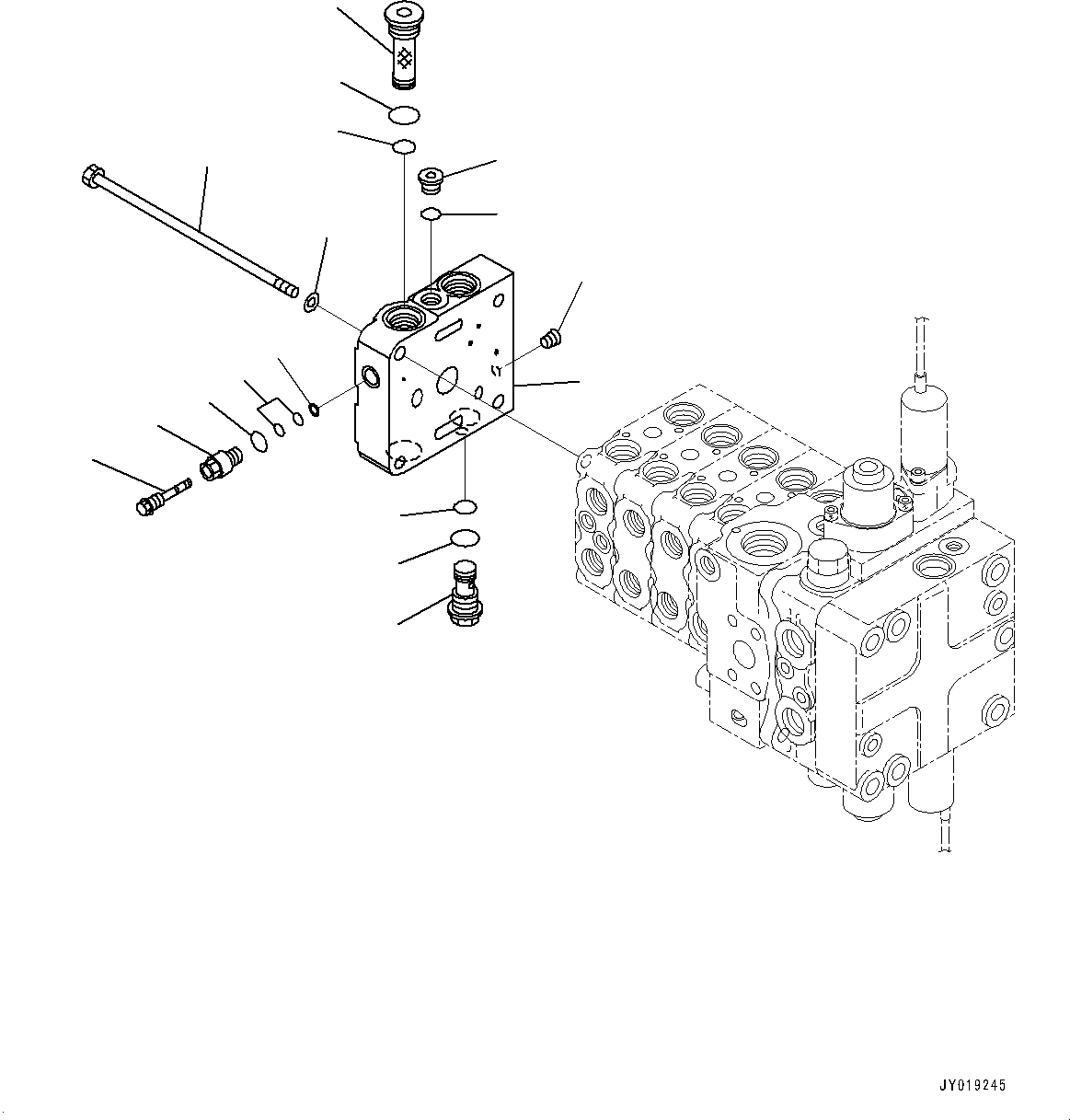 Komatsu parts book diagram for D65PX-16 S/N 80001-UP: МЄЭАЮ ёЮЩ ?МЯ, єЭДЫ ?Щ КЮЩМЮ, 5 КЮЩМЮ (4/12) (КЯЬ ? БЩД ЛЯЇБ ДЮ ? ?Ю •T)(#80932-)