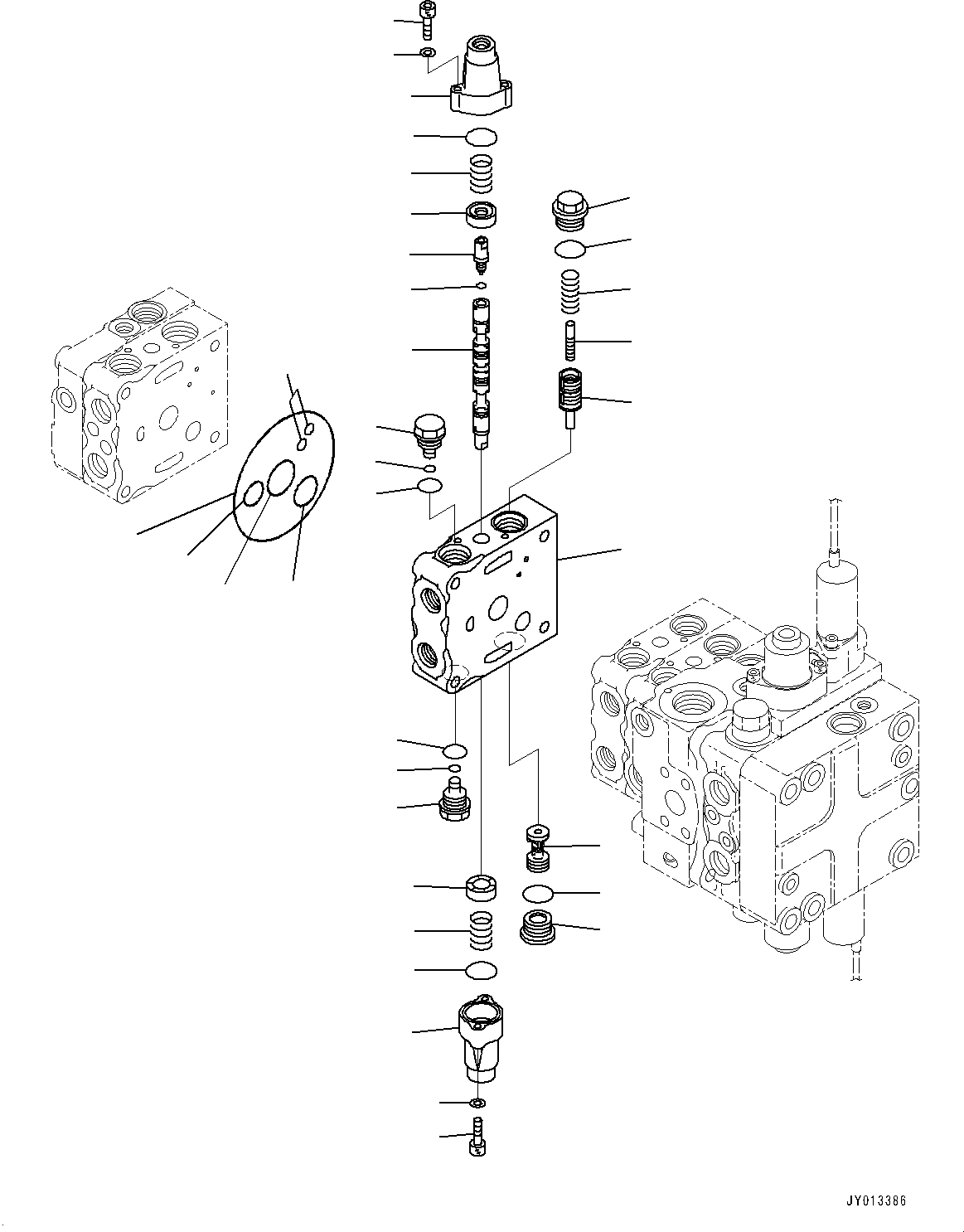 Komatsu parts book diagram for D65PX-16 S/N 80001-UP: МЄЭАЮ ёЮЩ ?МЯ, єЭДЫ ?Щ КЮЩМЮ, 5 КЮЩМЮ (6/12) (КЯЬ ? БЩД ЛЯЇБ ДЮ ? ?Ю •T)(#80001-)