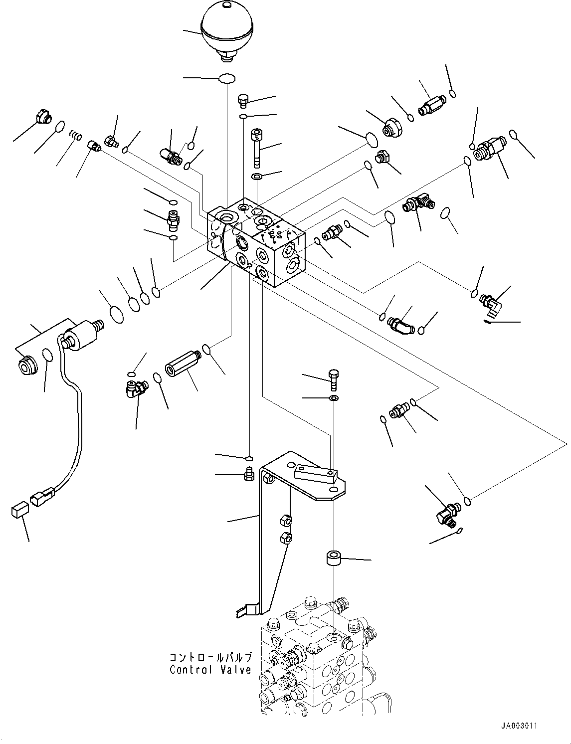 Komatsu parts book diagram for D65PX-16 S/N 80001-UP: МЄЭАЮ ёЮЩ ?МЯ,  ? ? ?СЪ ?А•T PPC ЫЇё їЪЙІДЮ КЮЩМЮ (КЯЬ ? БЩД ЛЯЇБ ДЮ ? ?Ю •T)(#80001-)