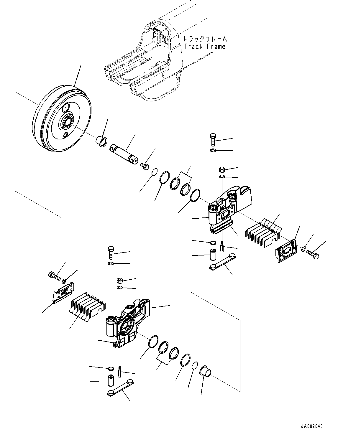 Komatsu parts book diagram for D65PX-16 S/N 80001-UP: МЫЭД  ?ІДЮЧ, ( ?ІДЮЧ ?ОЯ ?Д Ћ ?“ ? ?ЮА ’Іђ ?)(#80001-)