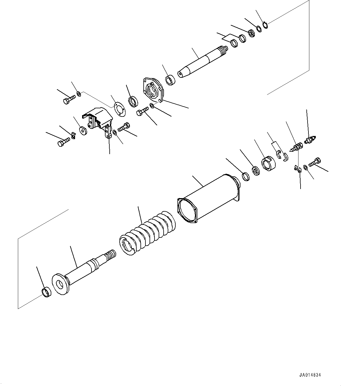 Komatsu parts book diagram for D65PX-16 S/N 80001-UP: ?ІДЮЧ ёЇј ?Э, (#81466-83335)