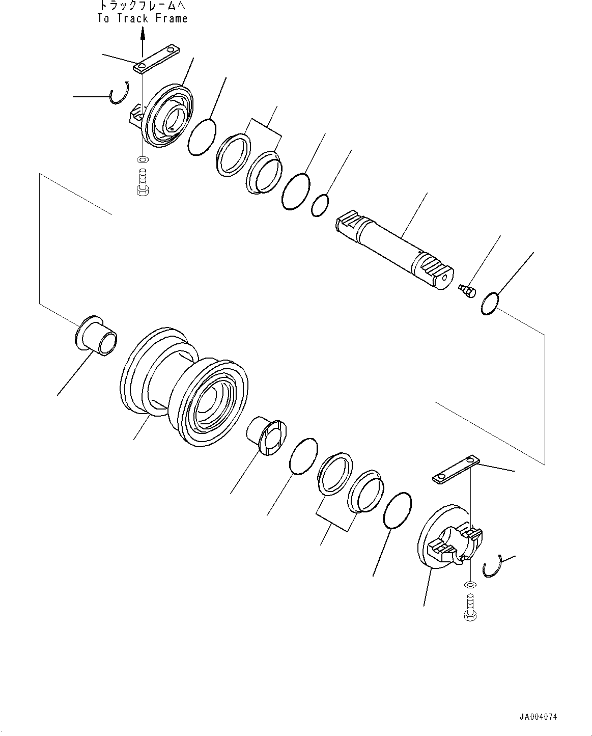 Komatsu parts book diagram for D65PX-16 S/N 80001-UP: ДЧЇёЫ ?Ч, јЭёЮЩ Ы ?Ч (PLUS АІМЯ ДЧЇё ј ? ?)(#80001-80008)