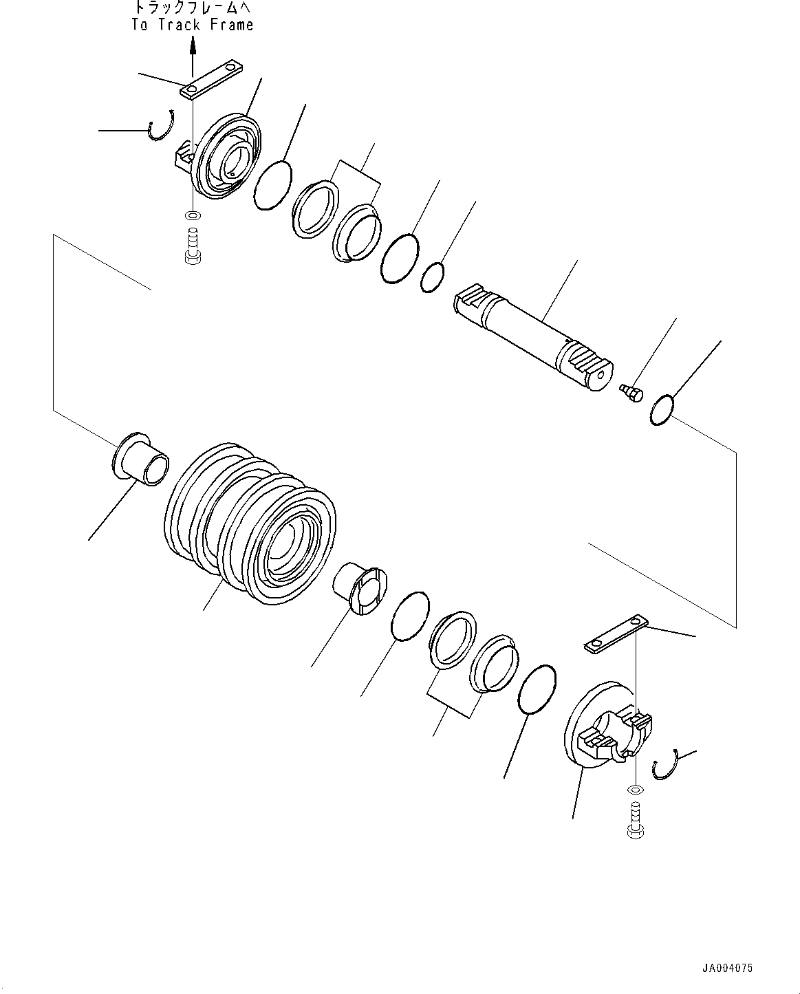 Komatsu parts book diagram for D65PX-16 S/N 80001-UP: ДЧЇёЫ ?Ч, АЮМЮЩ Ы ?Ч (PLUS АІМЯ ДЧЇё ј ? ?)(#80004-)