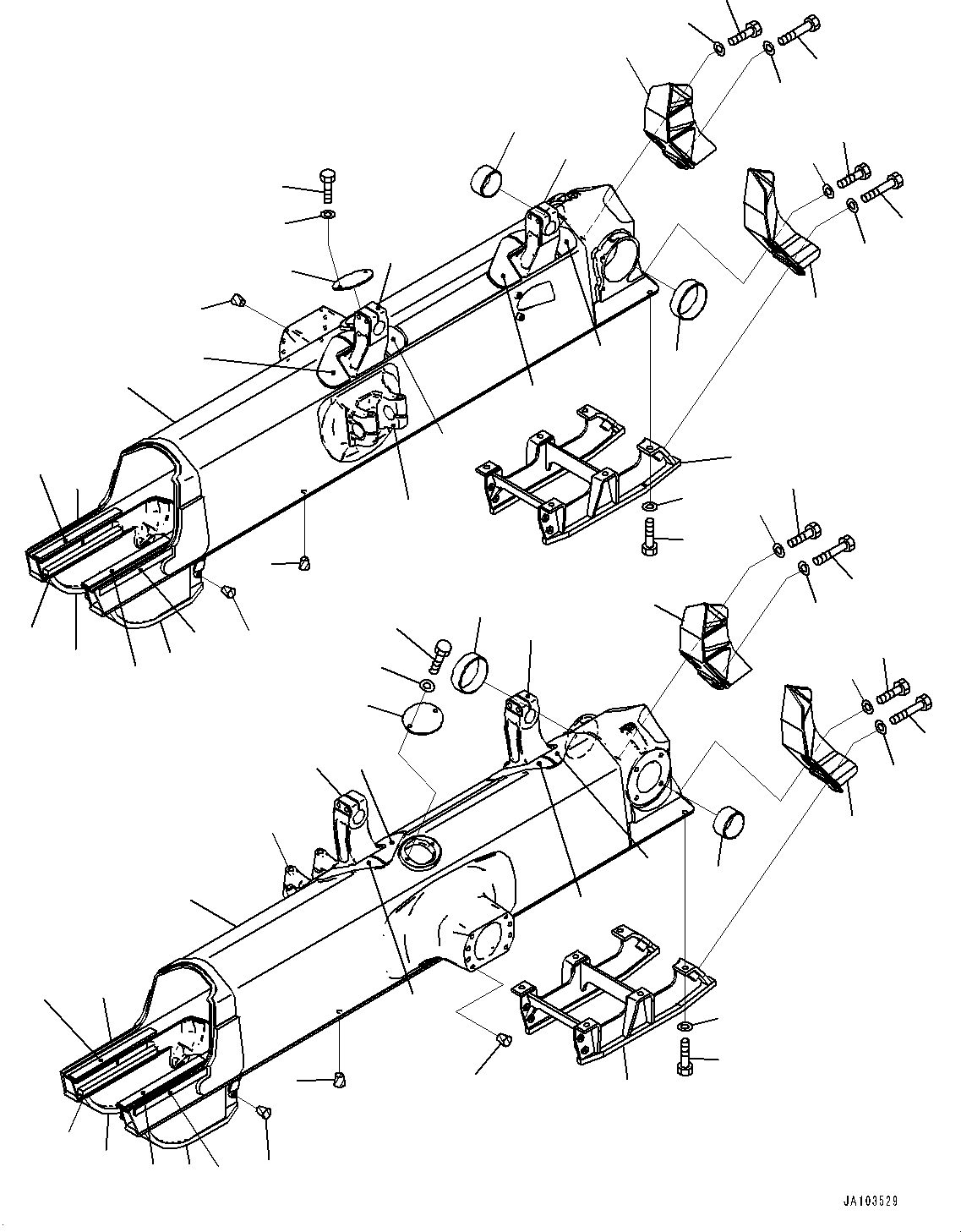 Komatsu parts book diagram for D65PX-16 S/N 80001-UP: ДЧЇё МЪ ?С, (#80001-83323)