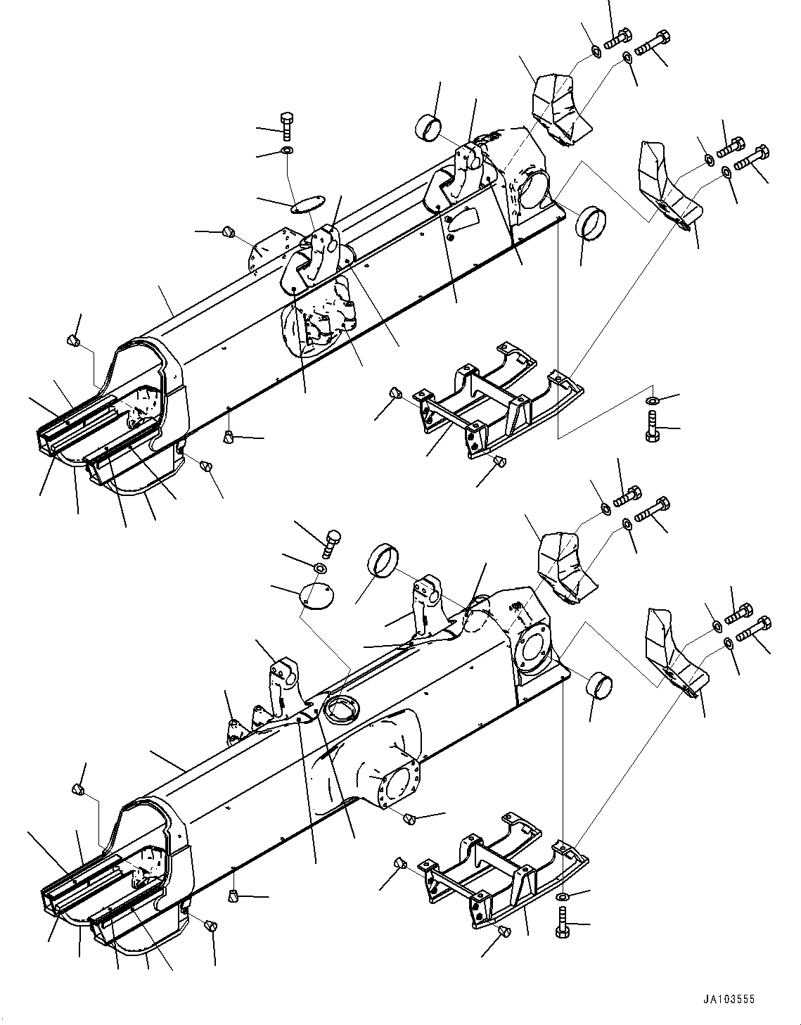 Komatsu parts book diagram for D65PX-16 S/N 80001-UP: ДЧЇё МЪ ?С, (#83324-)
