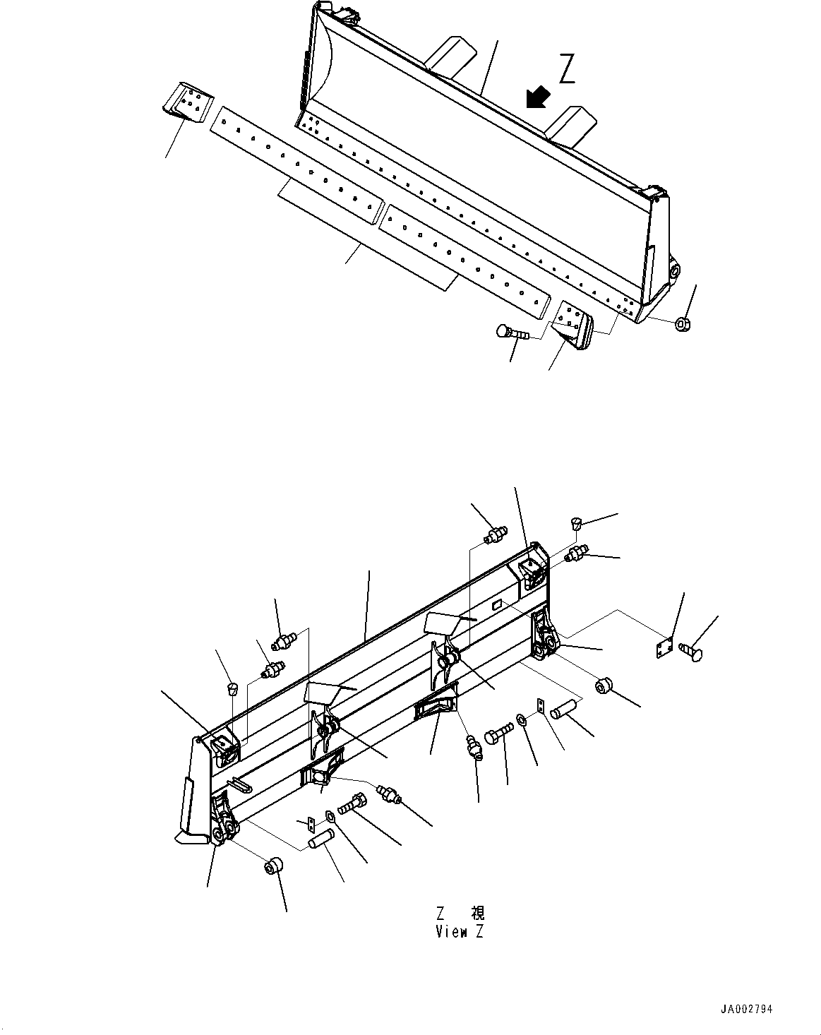 Komatsu parts book diagram for D65PX-16 S/N 80001-UP: ДЮ ? ?Ю МЮЪ ?ДЮ, (#80001-81990)