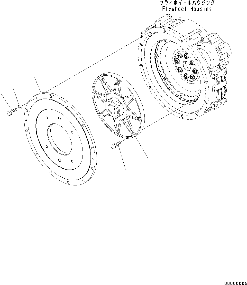 Wheel Loaders Komatsu / WA200-6 S/N C10001-UP(0000250B) / Damper (#C10001-)(B004001 : B0600-001001)
