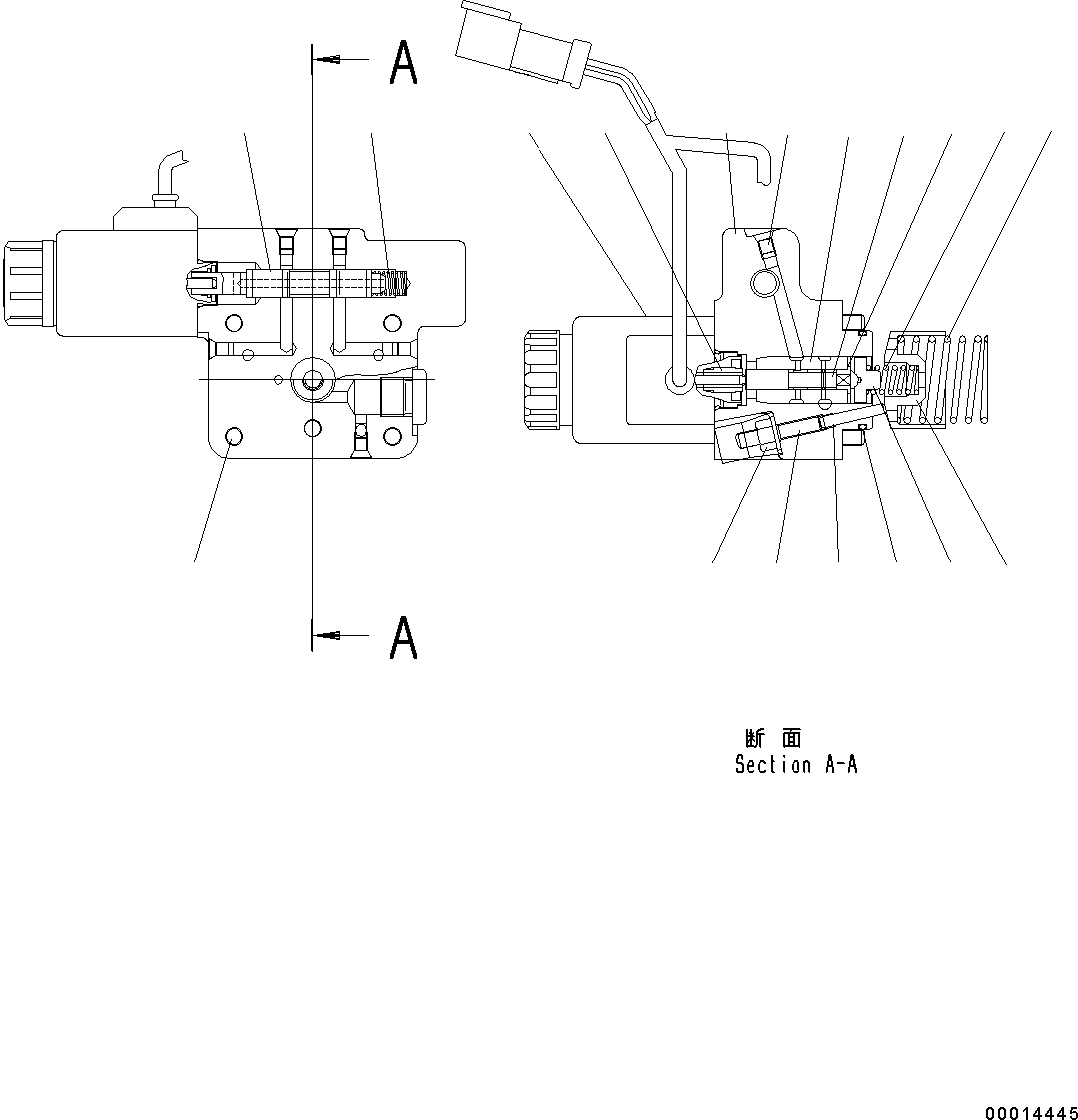 Wheel Loaders Komatsu / WA200-6 S/N C10001-UP(0000250B) / Hydrostatic Transmission (HST) Pump And Motor Motor 2, Inner Parts (5/7) (#C10001-)(F002028 : F2430-001028)