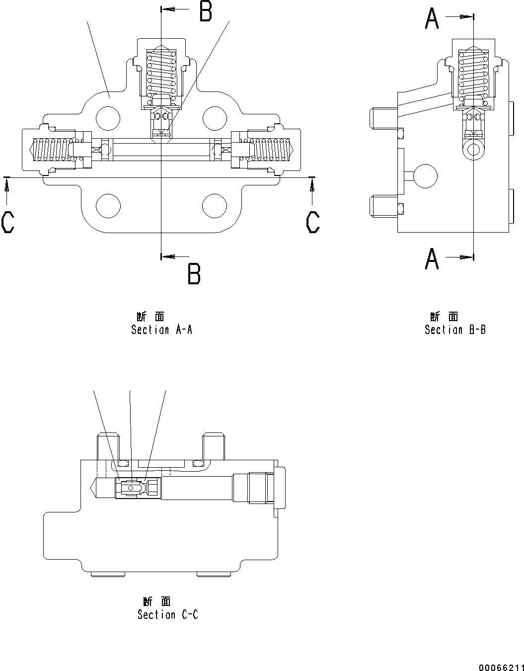 Wheel Loaders Komatsu / WA200-6 S/N C10001-UP(0000250B) / Hydrostatic Transmission (HST) Pump And Motor Motor 2, Inner Parts (6/7) (#C10001-)(F002029 : F2430-001029)
