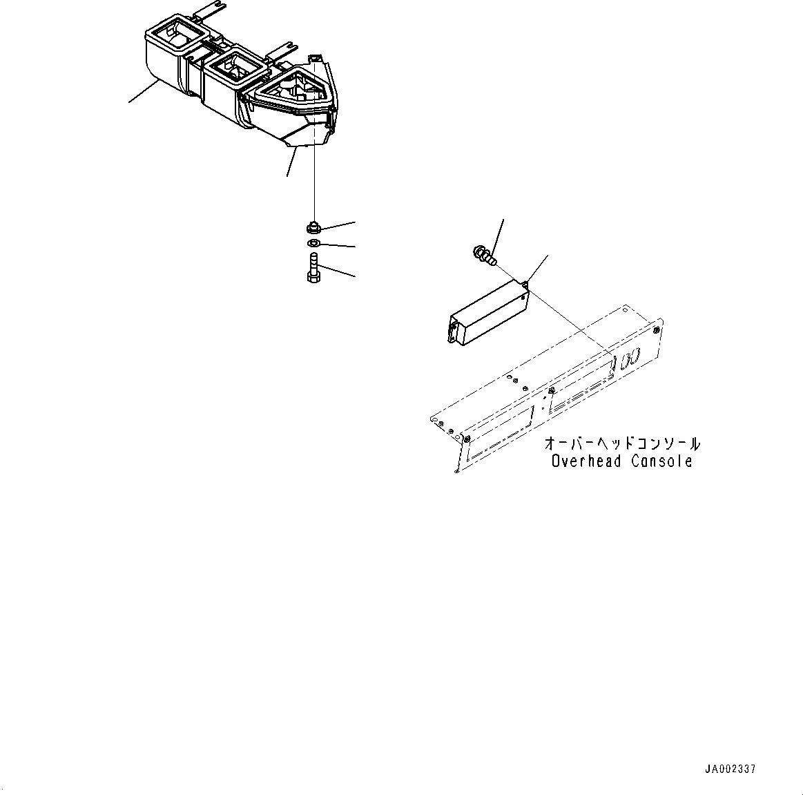 Wheel Loaders Komatsu / WA200-6 S/N C10001-UP(0000250B) / ROPS Cab And Floor Frame Group Air Conditioner and Heater, Blower (#C10001-)(K003014 : K0210-001014)