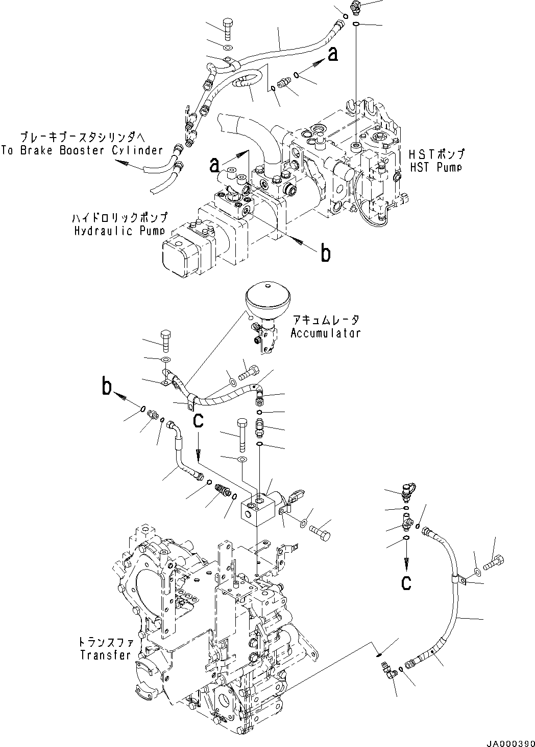 Wheel Loaders Komatsu / WA200-6 S/N C10001-UP(0000250B) / Inching Control (#C10001-)(K015001 : K4450-001001)