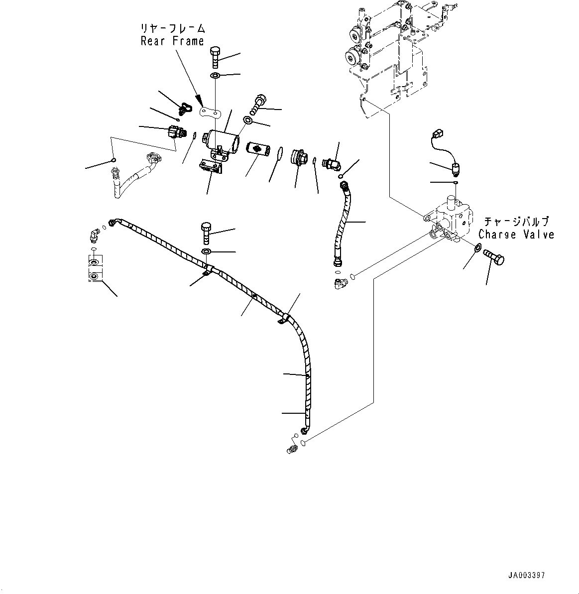 Wheel Loaders Komatsu / WA200-6 S/N C10001-UP(0000250B) / Brake Control Brake Circuit Filter (#C10001-)(K016003 : K4460-001003)
