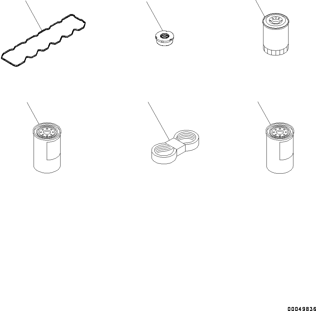 Komatsu parts book diagram for SAA6D107E-1J S/N 26534228-UP (For WA320-6/WA320PZ-6): SPARE PARTS (#26548330-)
