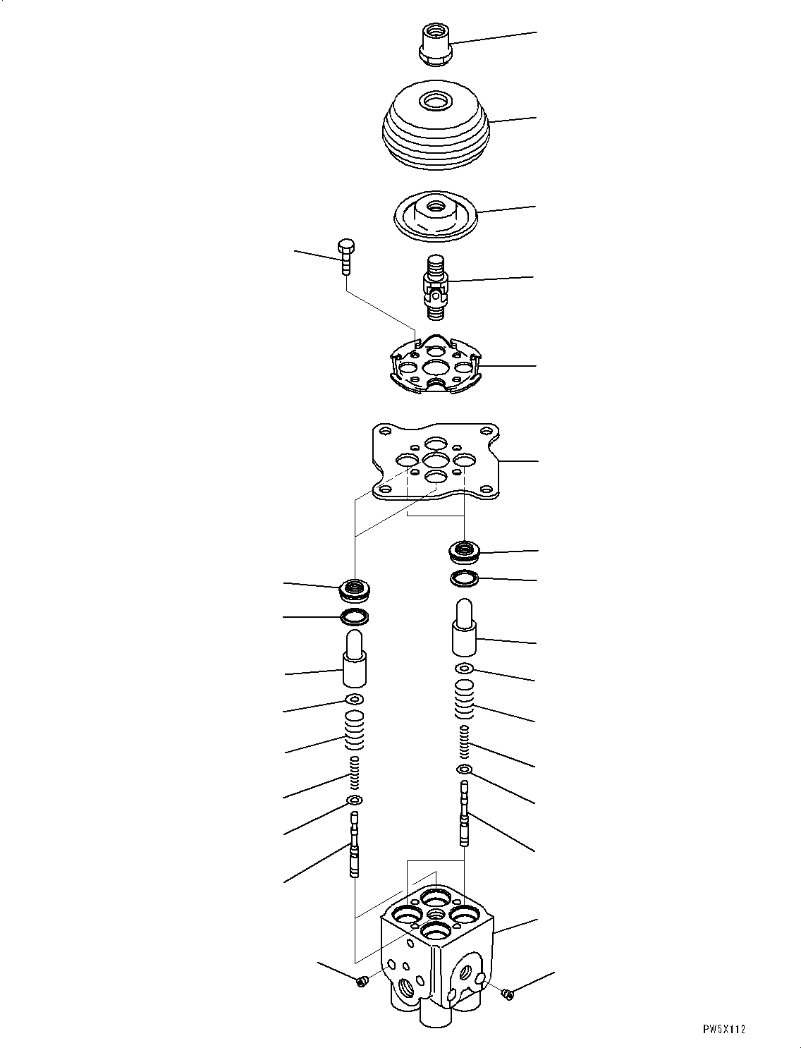 Excavators Komatsu / PC18MR-3 S/N 20001-UP(0000268c) / Floor Frame, PPC Valve for Work Equipment, R.H. (#20001-)(K014014 : K1110-006012)