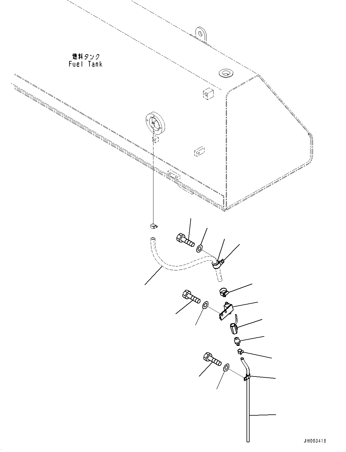Bulldozers Komatsu / D275A-5R S/N 35021-UP(0000278c) / Fuel Piping, Drain Piping (#35021-35044)(D005001 : D0200-009001)