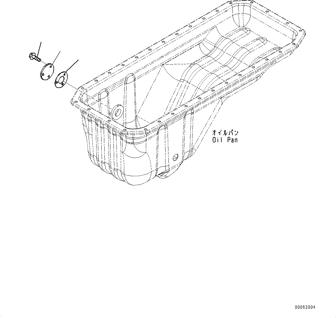 Komatsu parts book diagram for SAA6D107E-1CC S/N 26540705-UP (For GD655-5/GD675-5): ENGINE OIL LEVEL SENSOR (#26540705-)