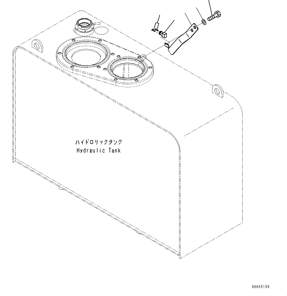 Wheel Loaders Komatsu / WA380-6 S/N 65949-UP(0000290c) / Engine Related Parts, Dust Indicator (#65949-66721)(B003004 : B0110-007004)