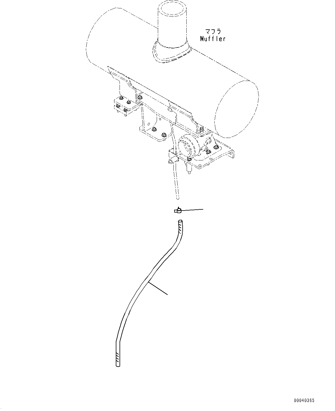 Wheel Loaders Komatsu / WA380-6 S/N 65949-UP(0000290c) / Engine Related Parts, Bolt (#65949-)(B003007 : B0110-007006)